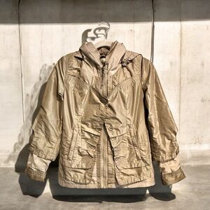 Mirage MV Casual wear tan woman’s jacket with hood